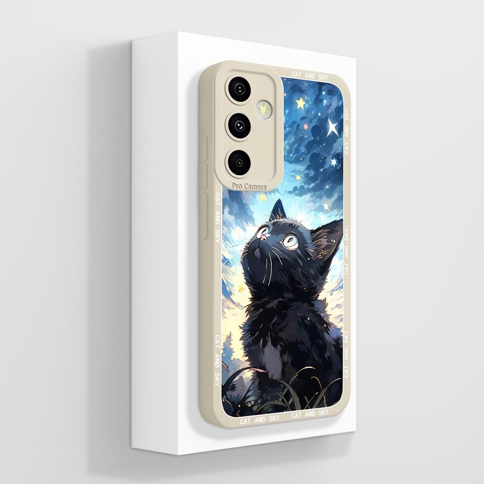 Мягкие чехлы для Samsung A55 C55 M55 A35 M35 F14 F15 Shell Pretty Sunflowers Golden Lotus Тонкий силиконовый легкий защитный корпус для Samsung Capas