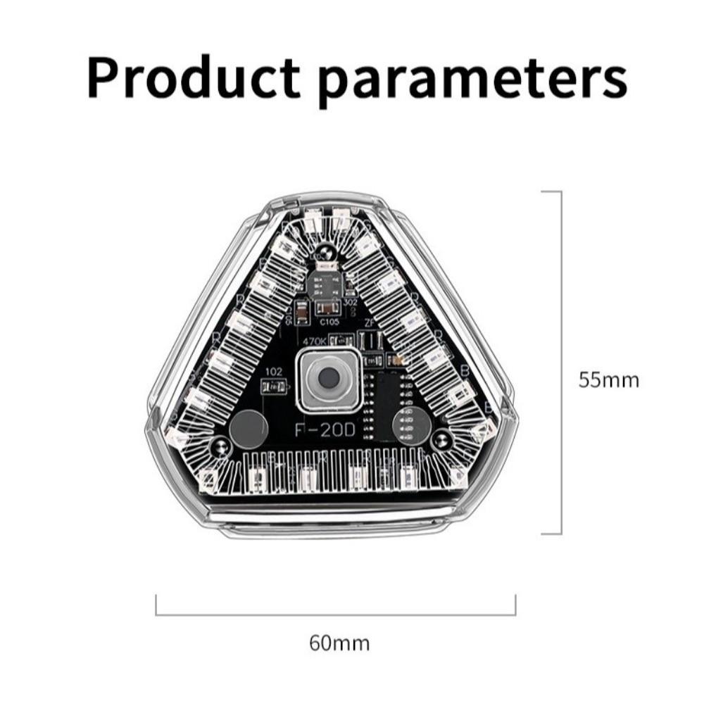 Solar Powered Strobe Signal Lamp Waterproof LED Flashing Light Car Rear Collision Light For Cars
