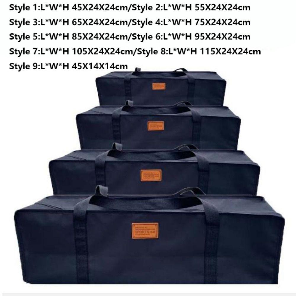 Large Travel Picnic Handbag Black Tent Storage Bag Moving Storage Tool Bag Outdoor Supplies