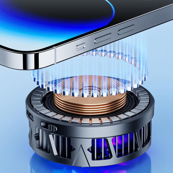 Удобный вентилятор охлаждения телефона Увеличенная площадь охлаждения Компактное быстрое охлаждение