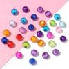 Акриловые граненые бусины-в-бусине круглые бусины, прозрачные цвета, аксессуары для изготовления браслетов и ожерелий своими руками