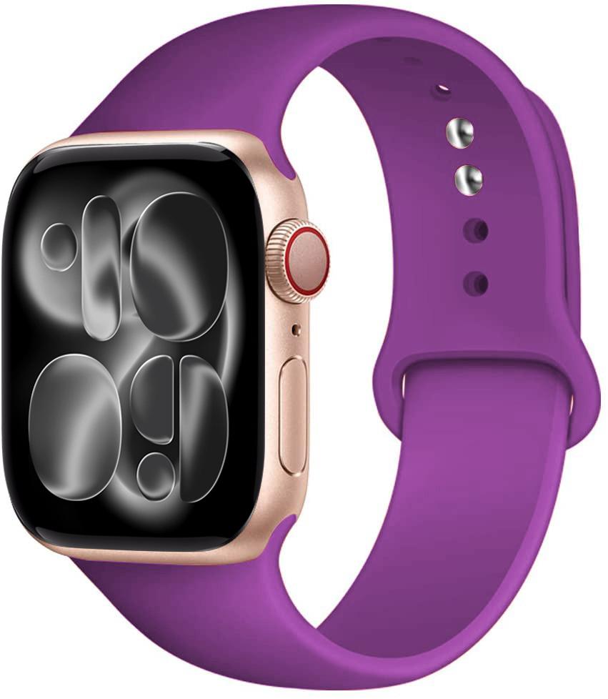 Силиконовый ремешок Для Apple Watch 11 band 44mm 40mm 49mm 45mm 41mm 38 46mm 42mm correa bracelet iWatch series 9 8 7 6 SE ultra 2 3