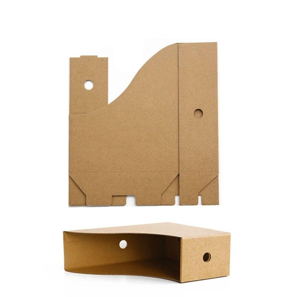 Letter Kraft Paper Magazine Desktop Organizer Document Holder File Holder File Organizer Box