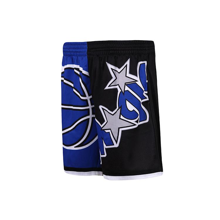 Mitchell & Ness Баскетбольные шорты Мужские Синий Черный PSHR4351-OMAYYPPPBLUE