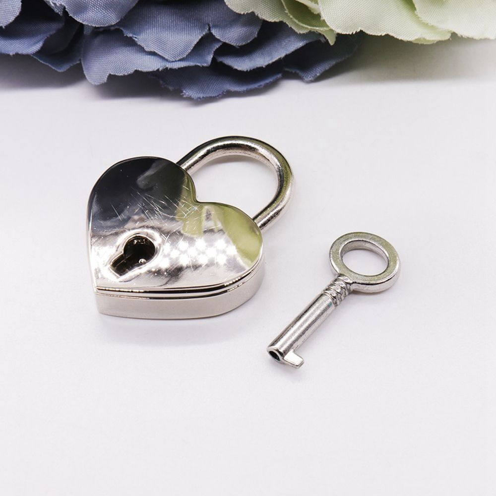 Gift Diary Book Travel with Key Wedding Mini Hardware Locks Love Heart Lock Padlock