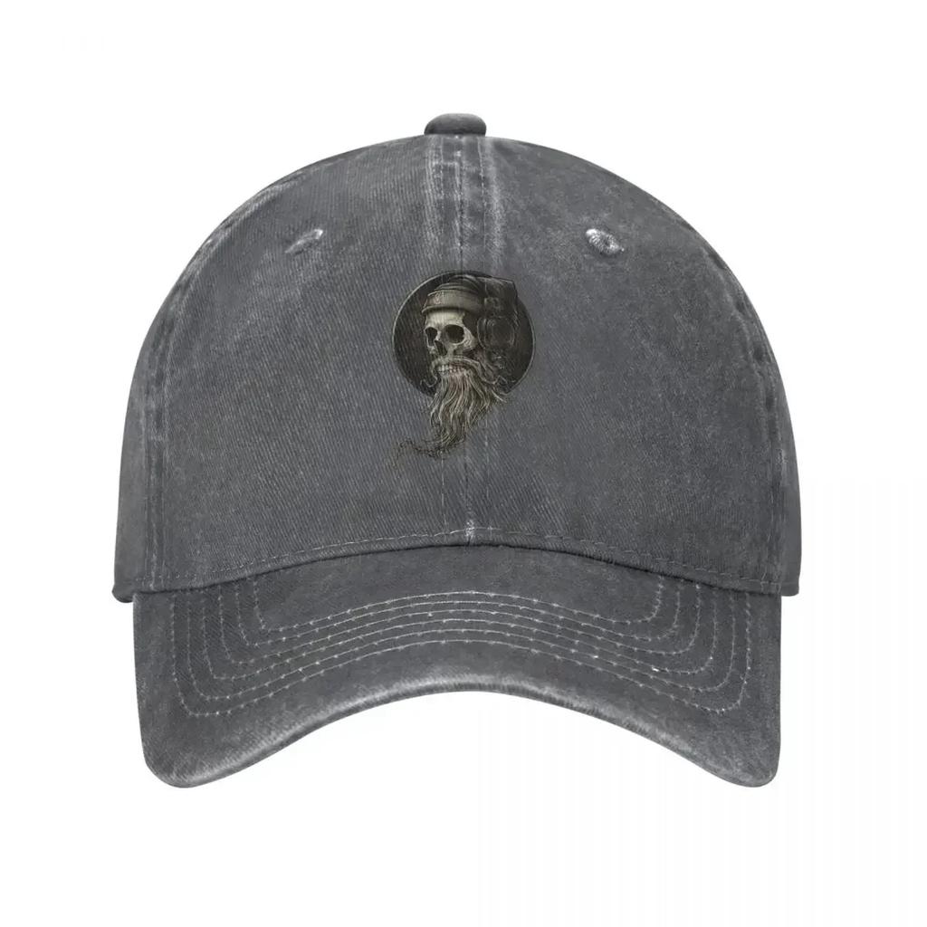 Winya No 99 Skull Beard Men Women Baseball Cap Distressed Washed Caps Hat Vintage Outdoor Workouts Snapback Hat