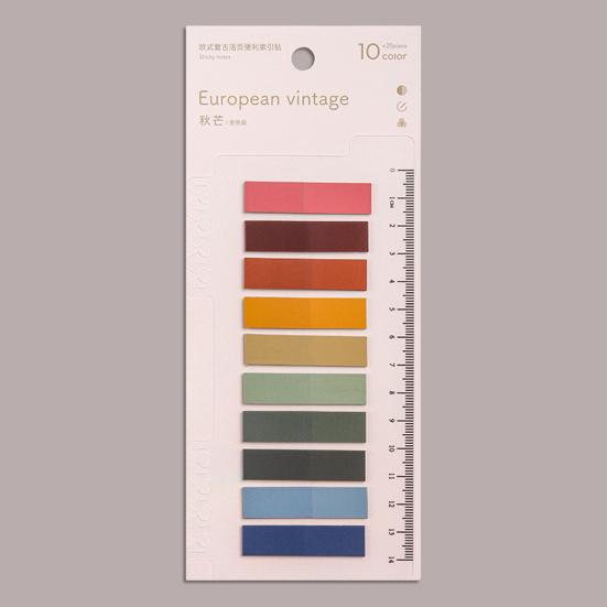 Index Tab Self-Adhesive Waterproof PET Writable Sticky Index Labels Notes File Page Flags School Supplies