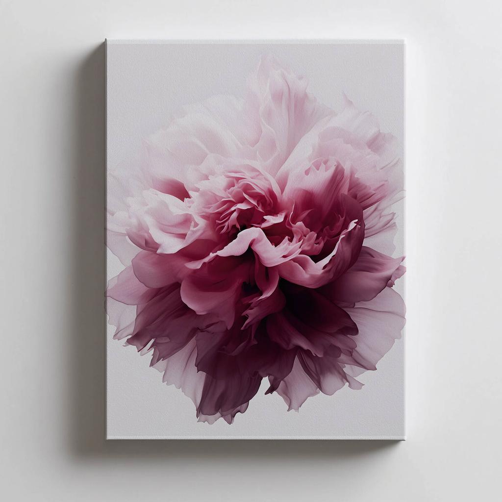 Pastelowy Urok Kwiatu Pastelowy Urok Kwiatu, 70X100 Cm, Rama Drewniana Jasny Dąb, Papier Matowy 230 Gsm