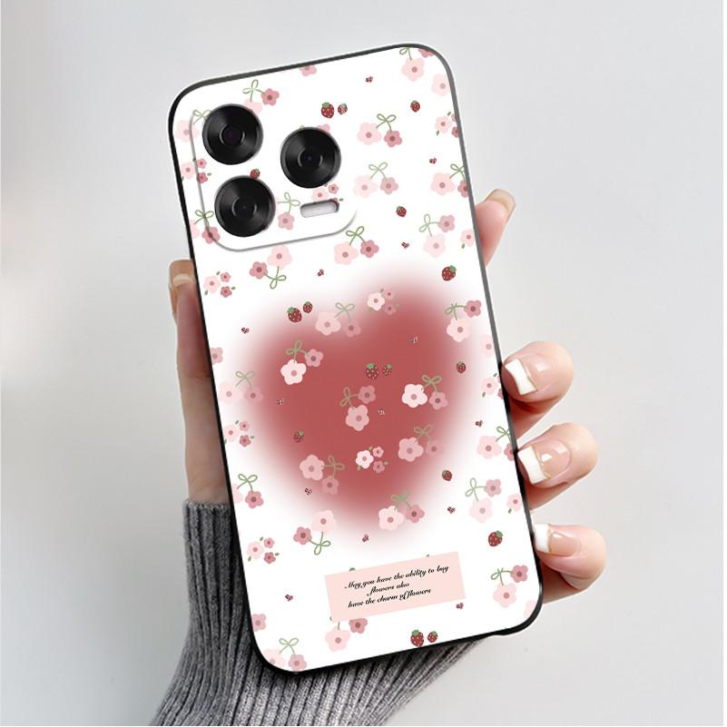 Printing Case For ZTE Blade V70 Vita Fundas For ZTE Nubia V70 Design Capa Soft Silicone Black Shell Cover Cute Flower Case Coque