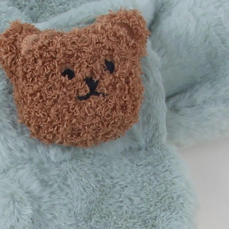 Kawaii детские шарфы, милые шали с куклой-медведем из мультфильма для маленьких мальчиков и девочек, милый шарф, осенне-зимняя теплая детская одежда, аксессуары