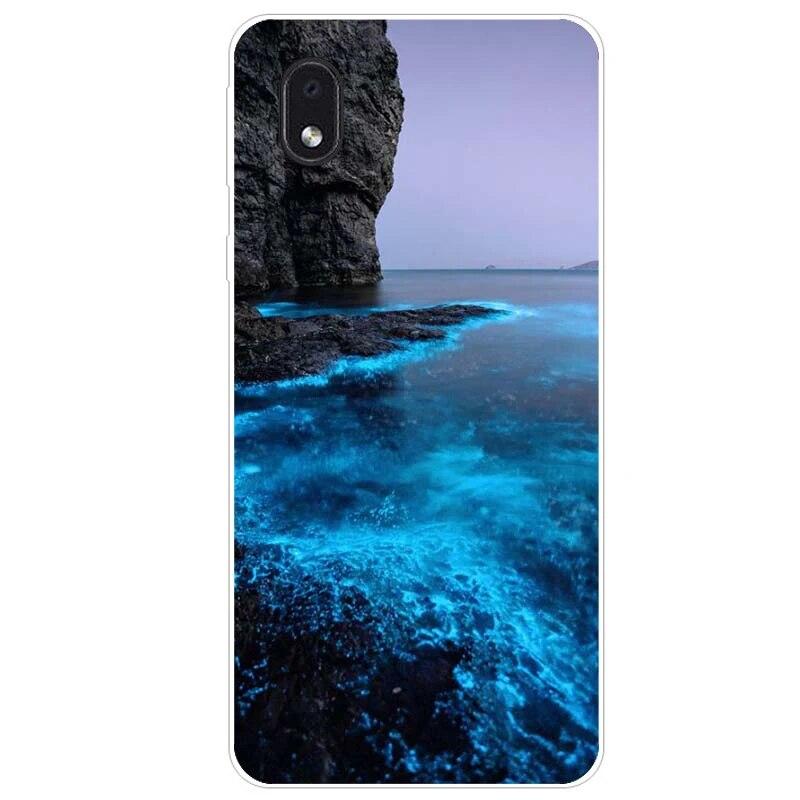 Чехол для Samsung Galaxy M01 A01, чехол для Samsung Galaxy M01 Core, мягкий чехол M 01 A01 Core, модный защитный черный силиконовый чехол