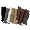 Cute Sweet Leg Warmers Knitting Warm Foot Cover Fashion Lolitas Knitted Socks  Women Girls