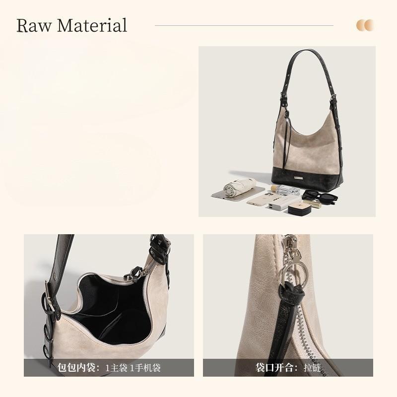 IELGY PU Texture Large-capacity Shoulder Bag, High-end Color Matching Shoulder Bag, Bucket Bag, Tote Bag.