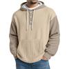 Men's Knit Hooded Sweatshirt Casual Long-Sleeve Sweatshirt