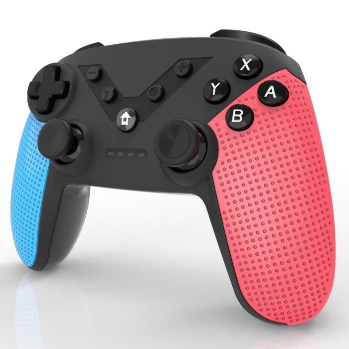 Геймпад - GENERIQ - Универсальный геймпад для Switch - Bluetooth - Вибрация - Синий/Красный