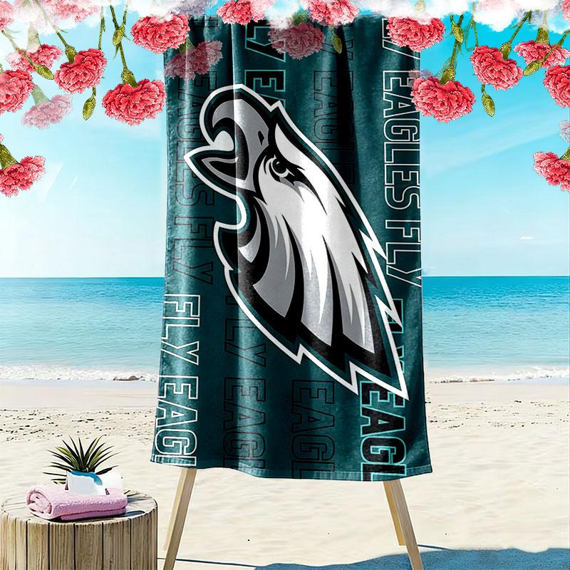 Eagles Print Beach Towel, Large Soft Quick Dry Towel for Beach Camping Swimming