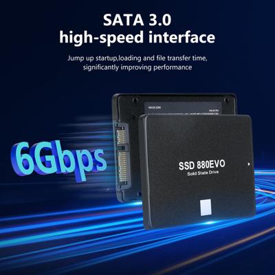 880 EVO SATA III 6 Гбит/с 2,5-дюймовый SSD Ударопрочный Скорость до 545 МБ/с Чтение 530 МБ/с Запись 1/2/4 ТБ Внутренний твердотельный накопитель для настольного ПК, ноутбука
