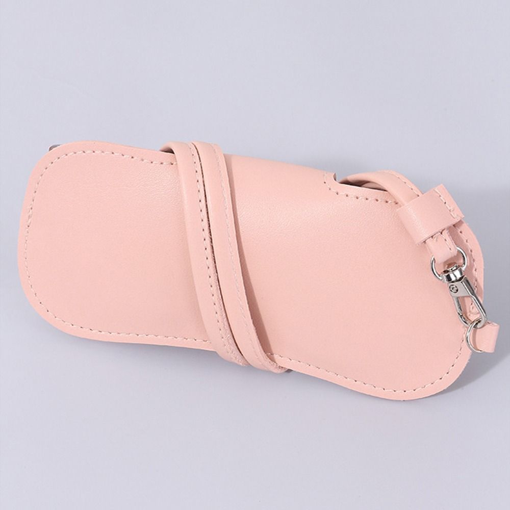 Однотонный чехол для солнцезащитных очков из ПУ кожи, подвесной, аксессуары для очков