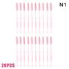 20 шт., кисти для макияжа, одноразовые палочки для туши, аппликатор, катушки для ресниц, косметическая кисть, инструмент для наращивания ресниц