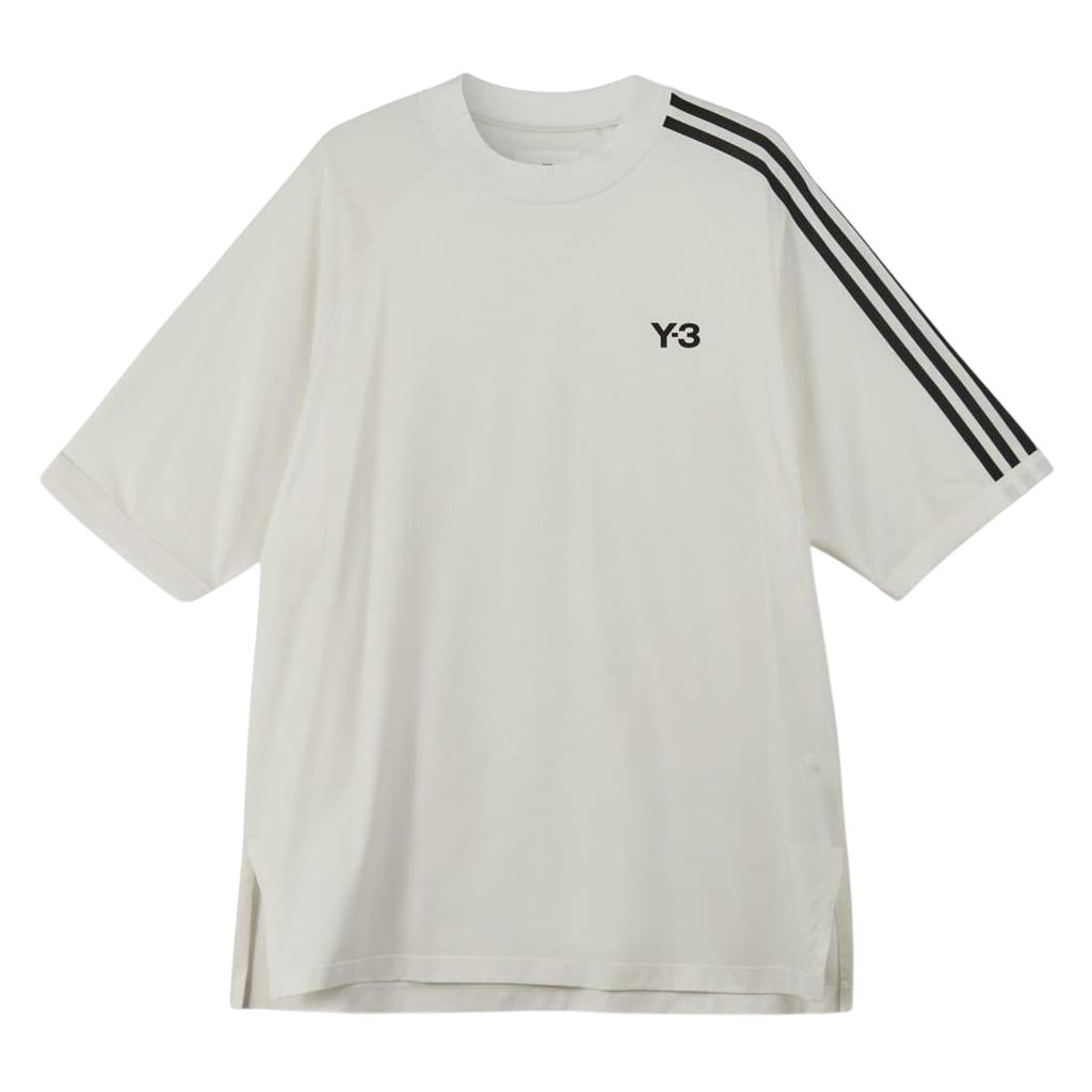 Y-3 Unisex Adult Striped Short-Sleeved T-Shirt