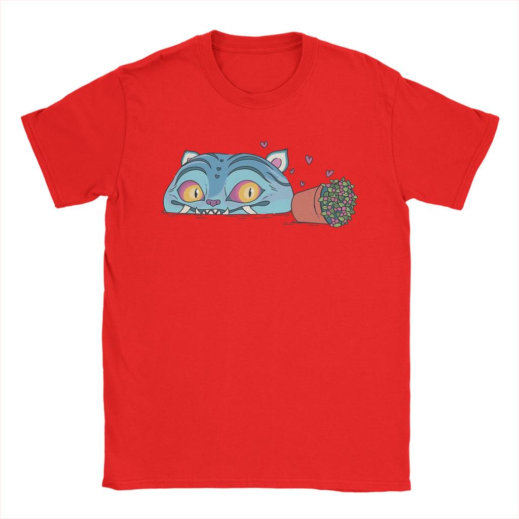 Men T-Shirt KPop Demon Hunters Derpy Humor Cotton Tees Short Sleeve  T Shirts Crewneck Clothes Plus Size