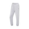 Comfortable Casual Simple High-Waisted Loose Fit Knit Sports Pants Women Bottoms Light-Gray AKLV182-4