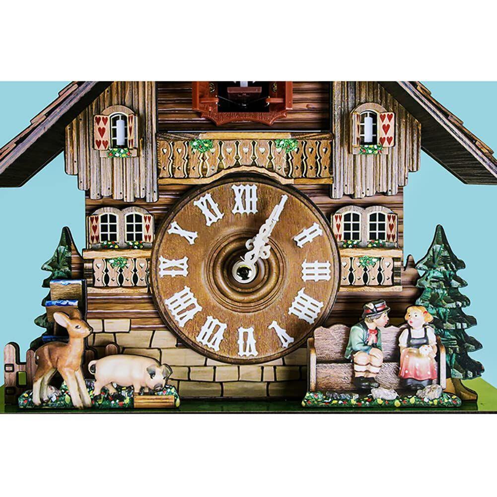 Традиционные часы с кукушкой в ​​европейском стиле для украшения стен домашнего офиса