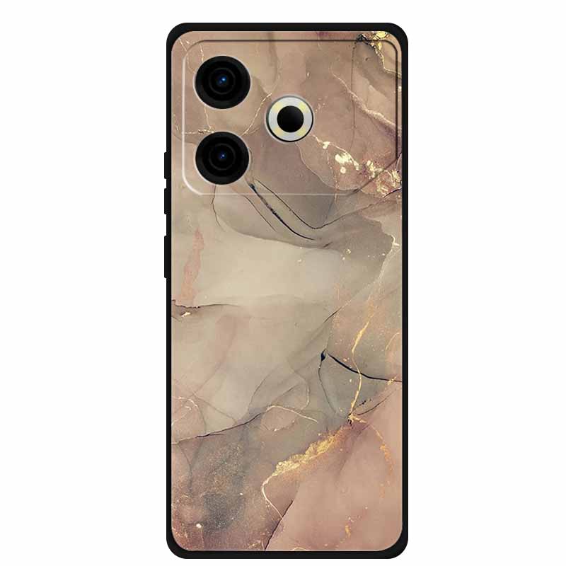 Чехол для телефона Tecno Pova6 Neo, задняя крышка из ТПУ для Pova 6 Neo, цвет мрамора, мягкий чехол, защитный Funda, роскошный силиконовый корпус