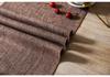 Rustic Farmhouse Table Runner, Burlap Linen Table Runner, Boho Woven Dining Table Runner for Home,Party Decor, Long Size