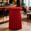 Solid Color Conference Table Skirt Elastic Bar Table Cover Practical Bar Counter Cover  Hotel