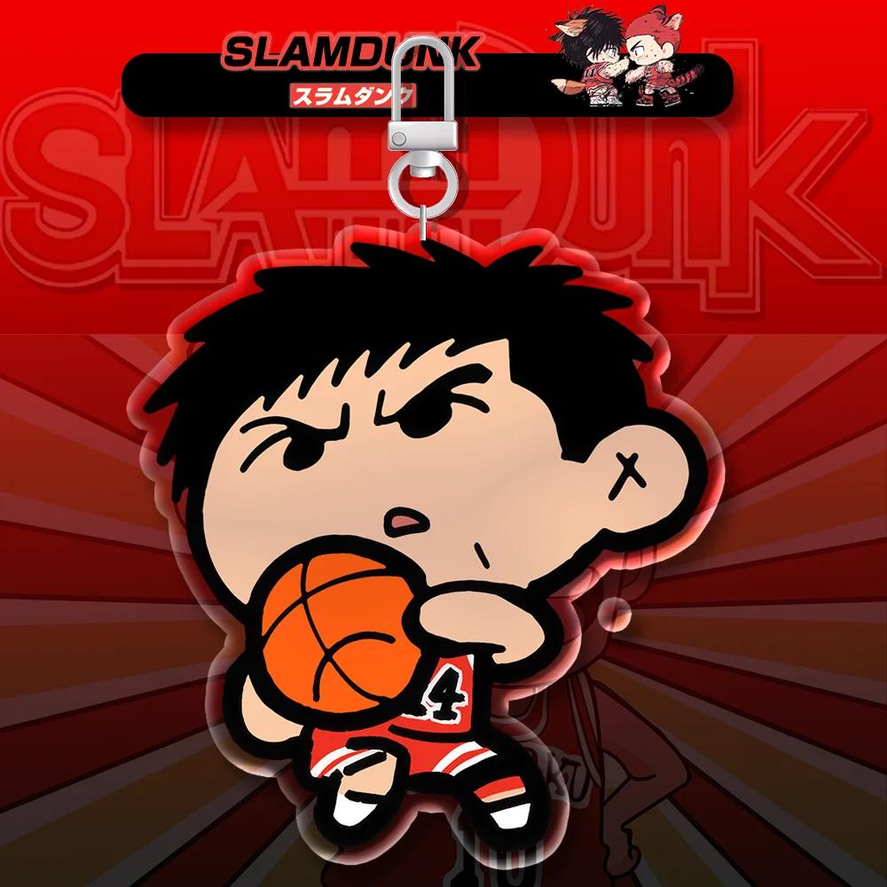 10 см THE FIRST SLAM DUNK Брелок для ключей от машины Подвеска Акриловый брелок Аниме Товары Аксессуары Украшения Страстные Подарки