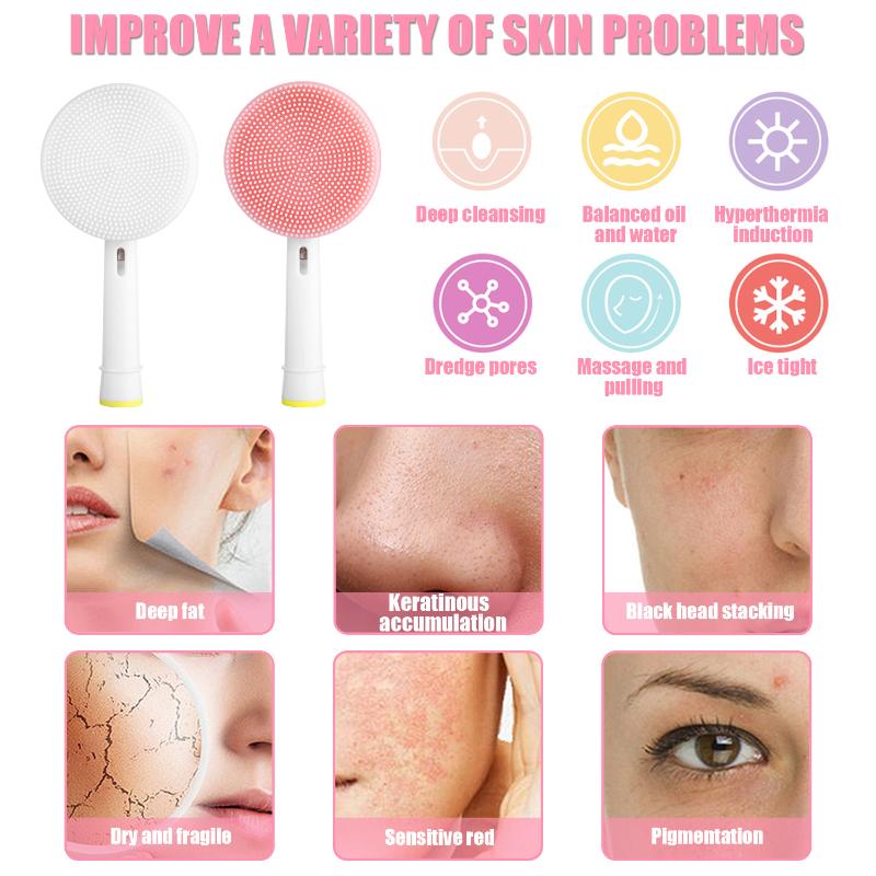 Сменные насадки для электрической зубной щетки Oral B, насадка для чистки лица, электрическая насадка для чистки лица, инструменты для ухода за кожей