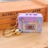 Recordable Retro Tape Recorder Keychain Cassette Recorder Recording Music Box Pendant   Small Gift