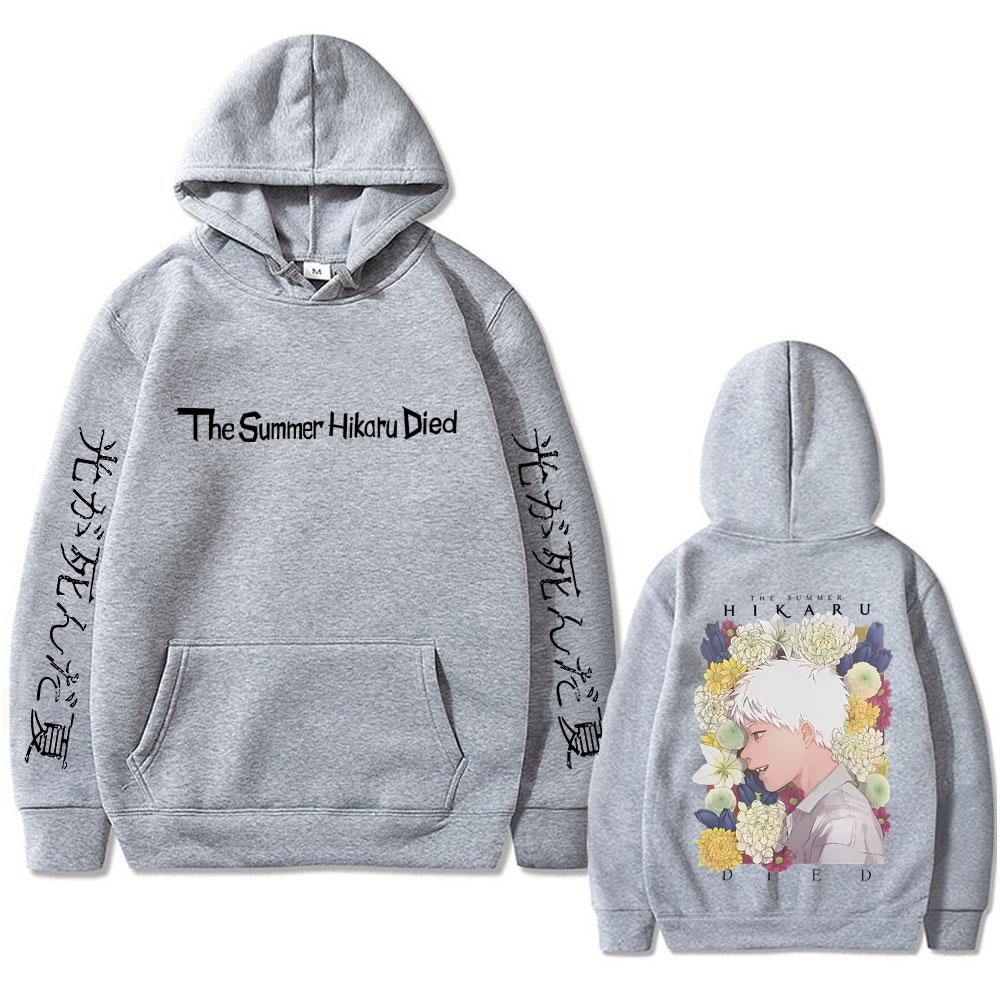 Anime The Summer Hikaru Died Double Sided Print Hoodie Men Women Fashion Oversized Sweatshirt Men's Casual Cosplay Sportswear