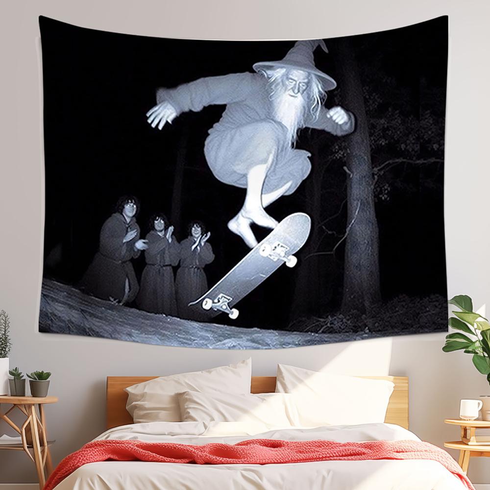 1PC Skateboarding Tapestry Cool Sports Style Wall Hanging for Bedroom Living Room Dorm