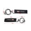 Car Logo Metal PU Leather Car Keychain Ring Auto Accessories For Cadillac Logo Escalade CTS ATS SRX XTS XT5 STS CT5 CT6 BLS XLR