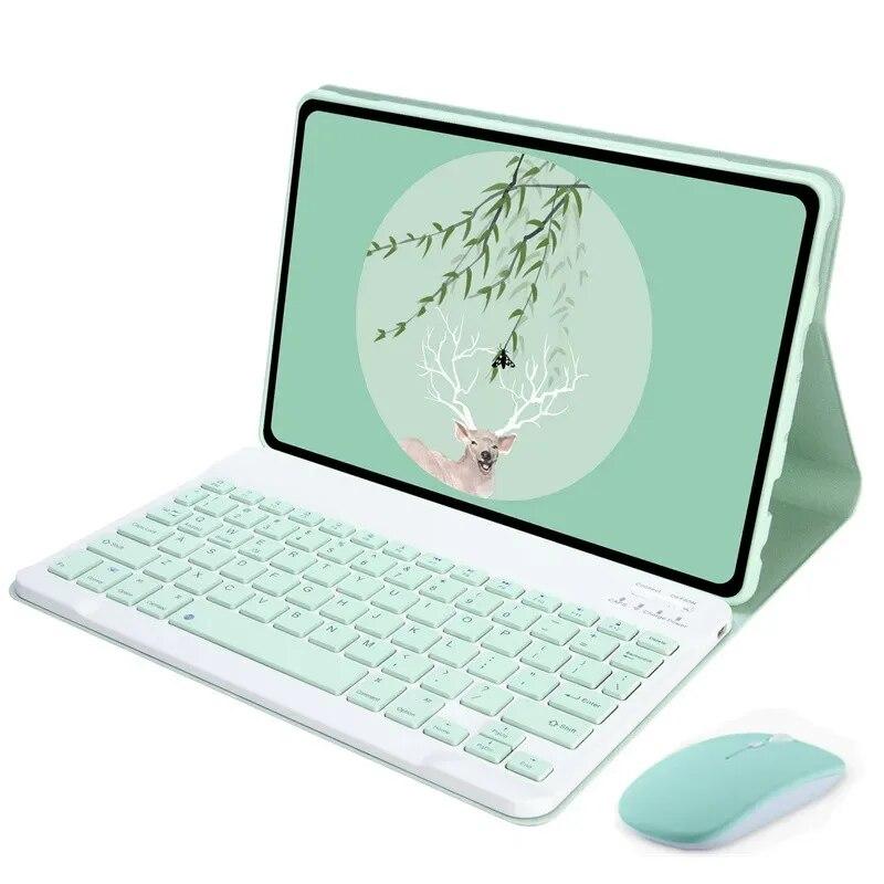 Bluetooth-клавиатура для Xiaomi Redmi Pad SE, кожаный чехол-подставка для Xiaomi 5/6 Pro Redmi Pad 10,6, чехол, 11 дюймов, силиконовый противоударный защитный чехол