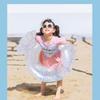 Children's Mermaid Swim Ring With Glittery Star Design Fun And Safe Swim Float