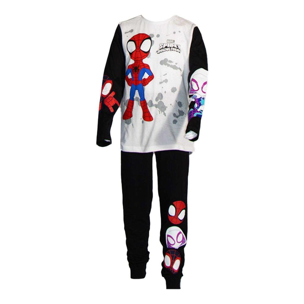 Spidey And His Amazing Friends Childrens/Kids Web-Spinners Long Pyjama Set (Pack of 2)