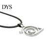 Уникальная унисекс металлическая подвеска-ожерелье с логотипом Аниме Наруто, Косплей, Аксессуар Хокаге