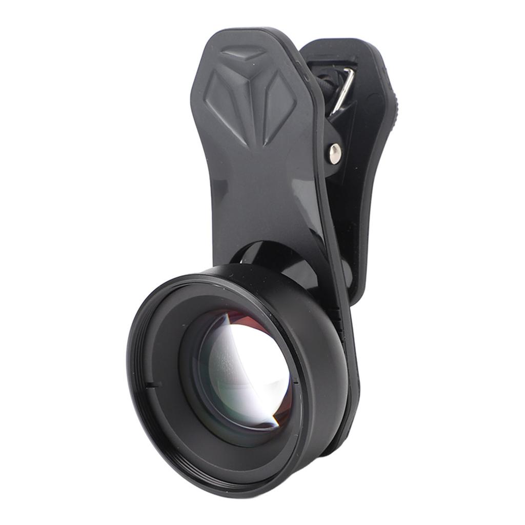 HD Macro Phone Lens 10X Glass Universal Macro Photography Lens for Smartphone Black