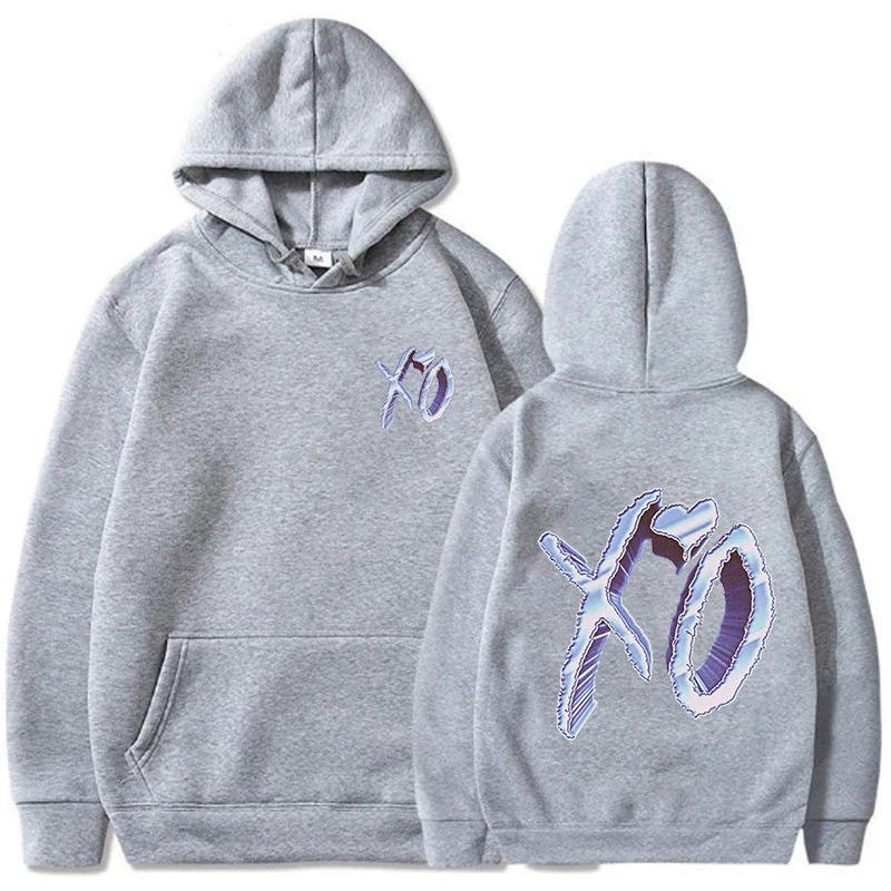 Винтажная двухсторонняя толстовка с капюшоном The Weeknd Dawn Fm