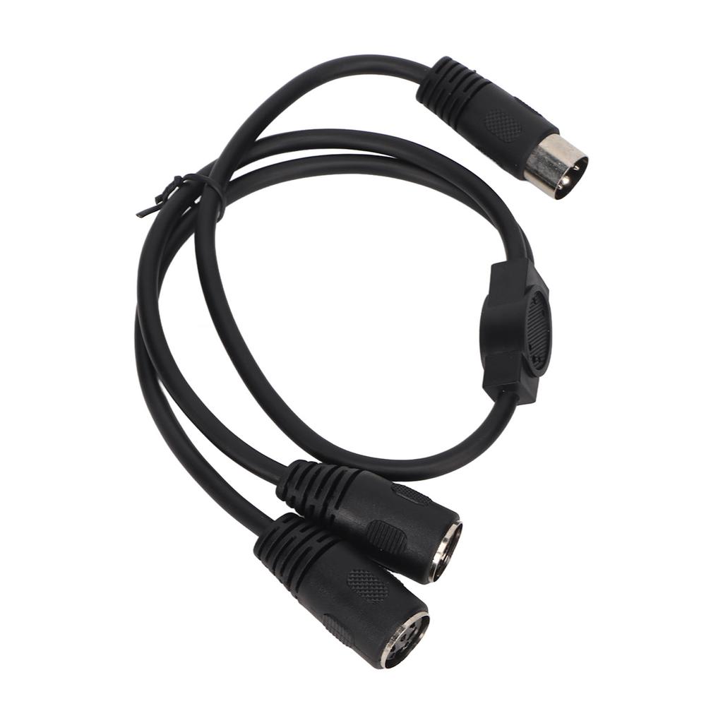 DIN 4PIN To 2DIN 4PIN Adapter Cable Professional Male To Female 4 Pin Mini DIN Y Splitter Cable