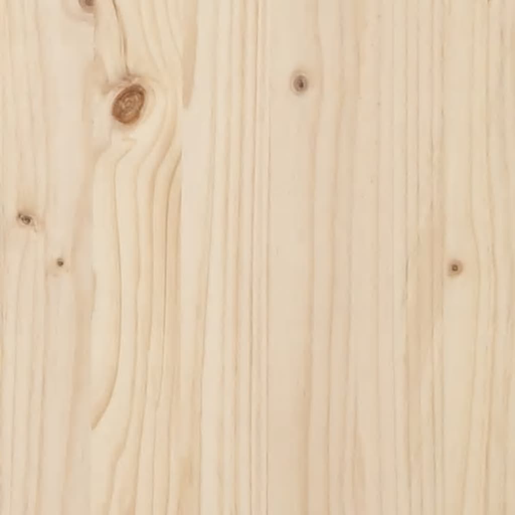 Vidaxl Rama Łóżka Bez Materaca, 140X190 Cm, Lite Drewno Sosnowe