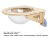 Cat Hammock Bed Clear Bubble Cat Window Perch with Suction Cups Indoor Pet Lounge for Cats Home Living Room Bedroom