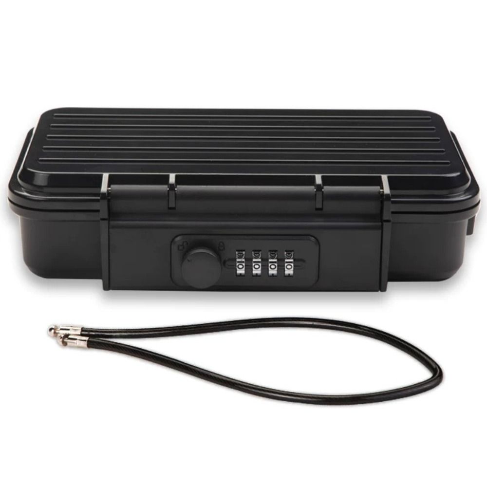 4-значный пароль для пляжа, сейф, водонепроницаемый, с замком безопасности, портативный ящик для хранения вещей, дом, общежитие, автомобиль