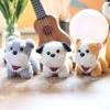 Scarf Cute Puppy Key Chain Cartoon Girl Backpack Decorative Pendant Gift Doll