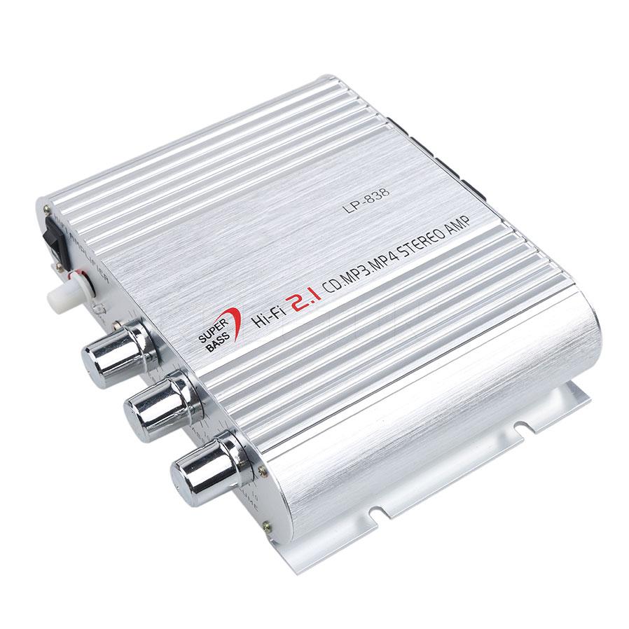 12 В 20 Вт HiFi усилители мощности CES для LVPIN-838 стерео домашний аудио цифровой усилитель звука 2.1CH House Super Bass Lvpin 838