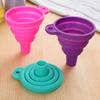 Household Liquid Dispensing Silicone Mini Funnel Portable Folding Telescopic Kitchen Tools Long Neck Funnel Kitchen Accessories  Jewelry Accessory
