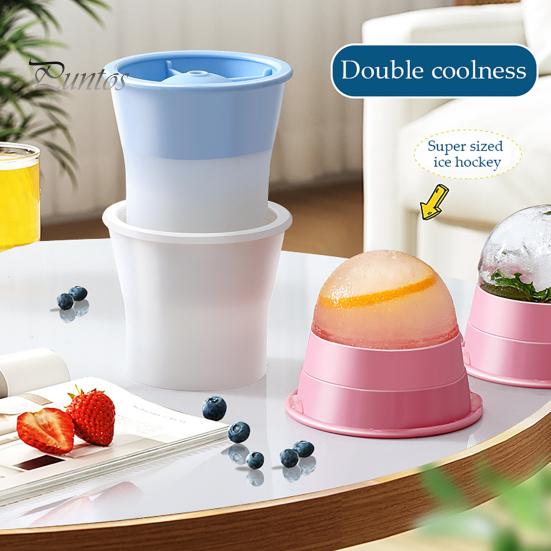 6 шт. Форма для льда силиконовая сферическая форма для льда пищевая легкосъемная форма для кубиков льда с крышками штабелируемые сферические льдогенераторы